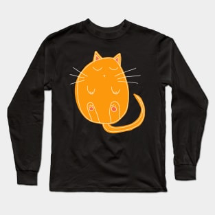 sleeping cat Long Sleeve T-Shirt